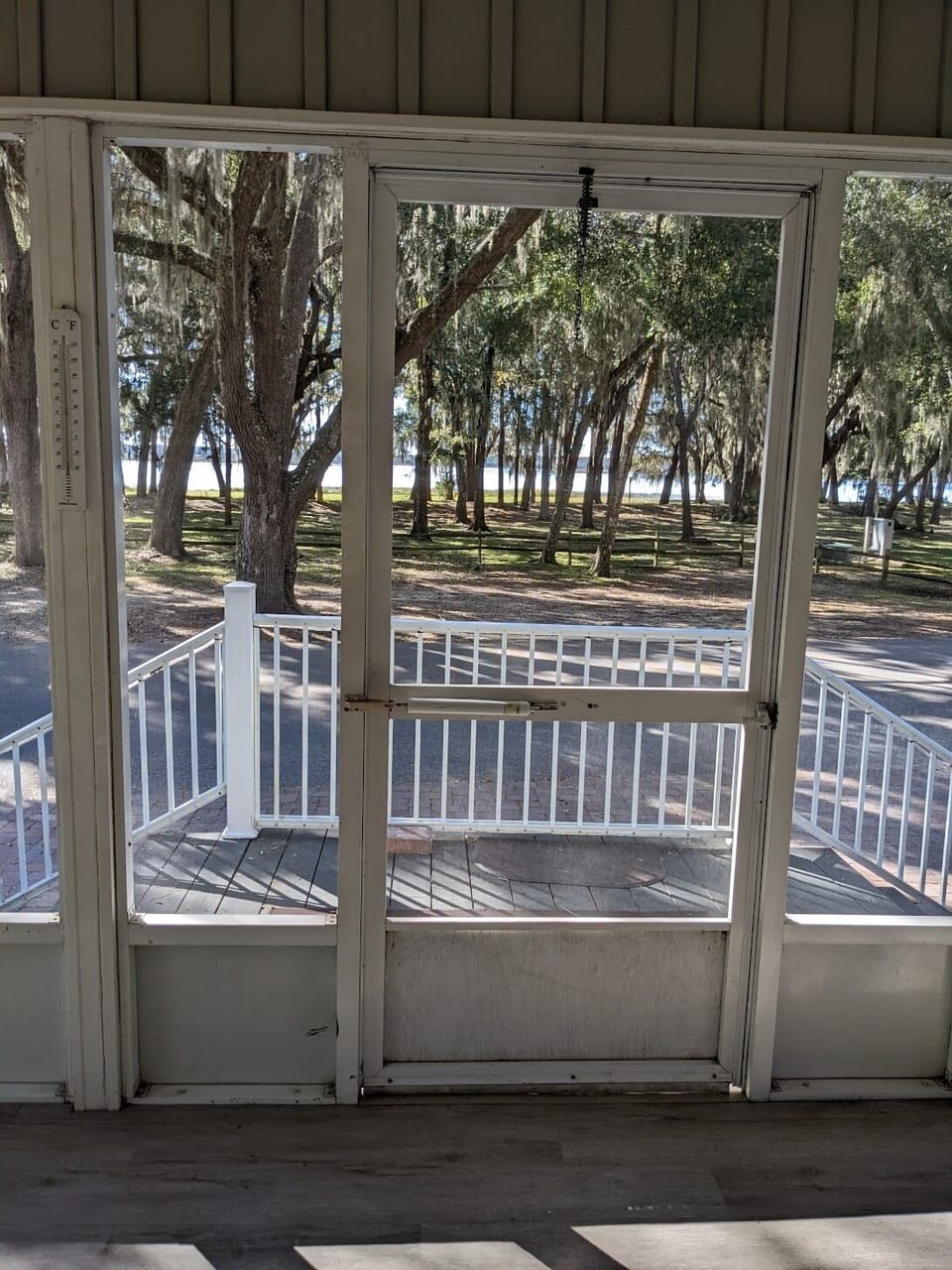 view from front porch
