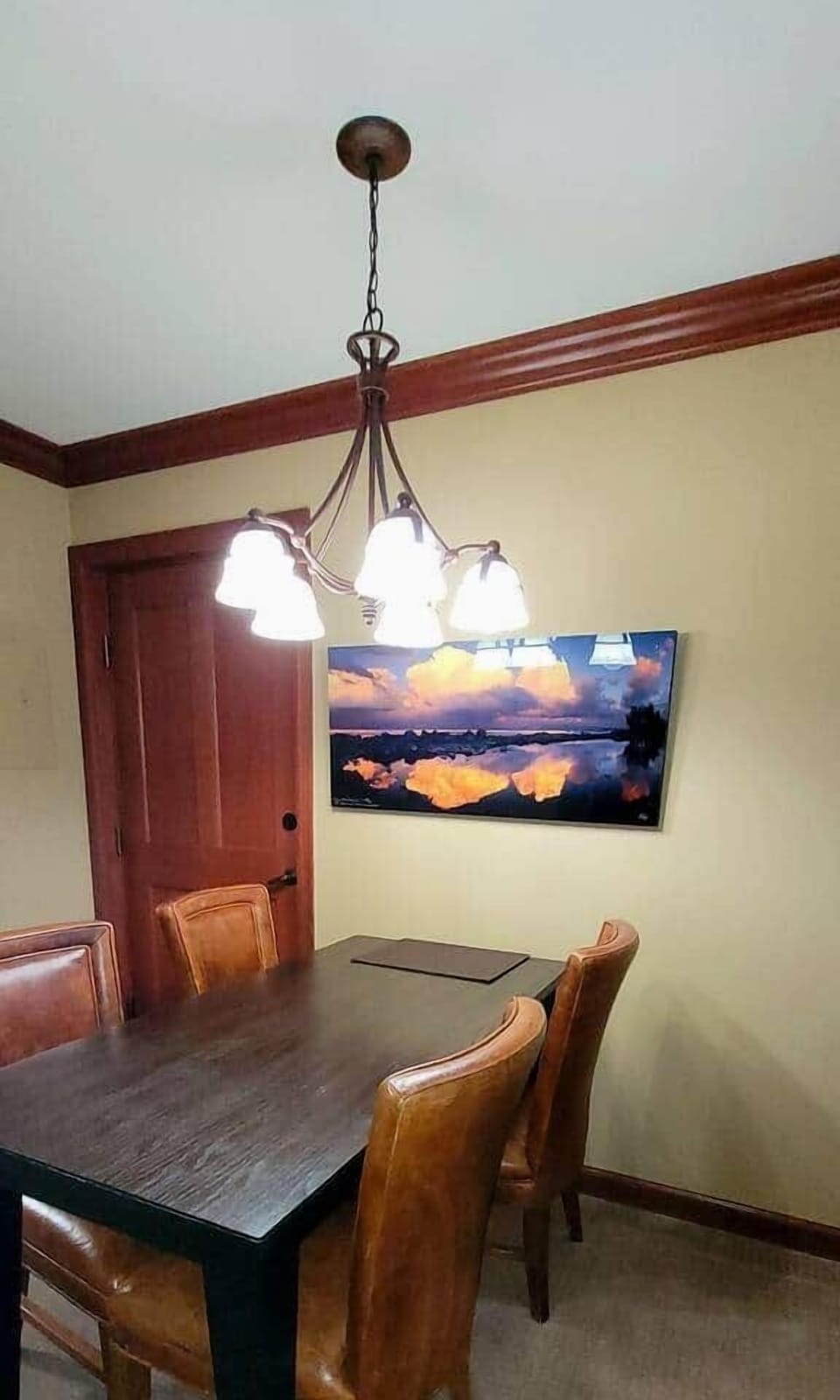 Trey's dining area