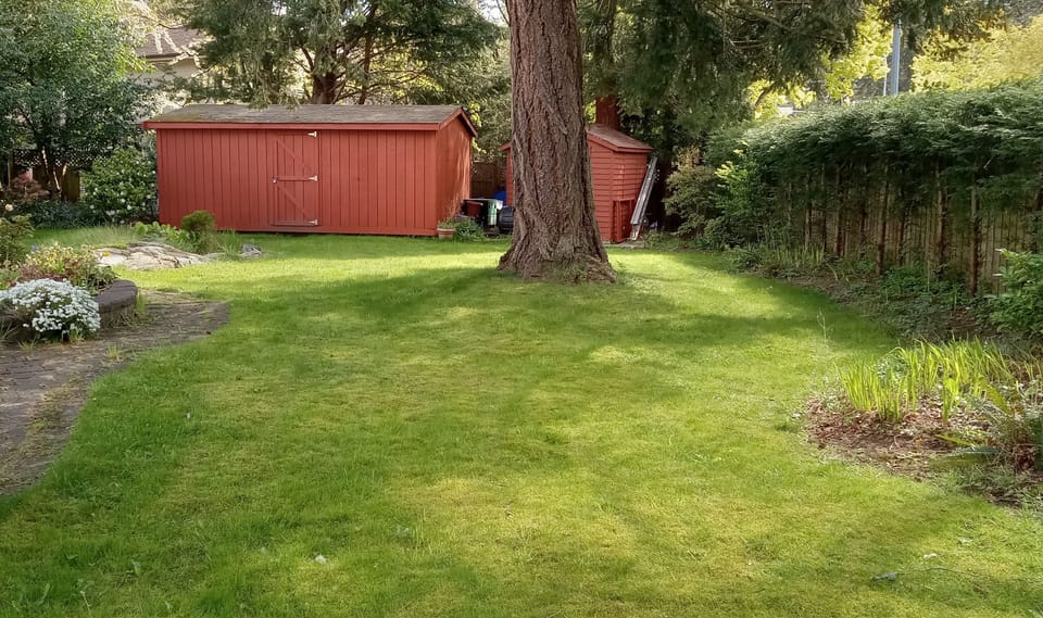 Private Spacious Fenced Backyard (view #2)