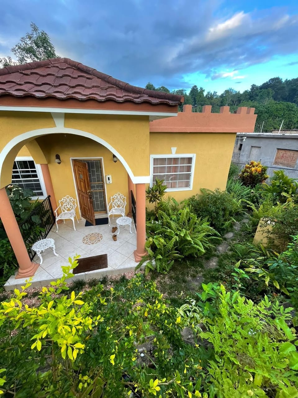 Front patio! Perfect for smoking or bird watching or watching the sunset  
