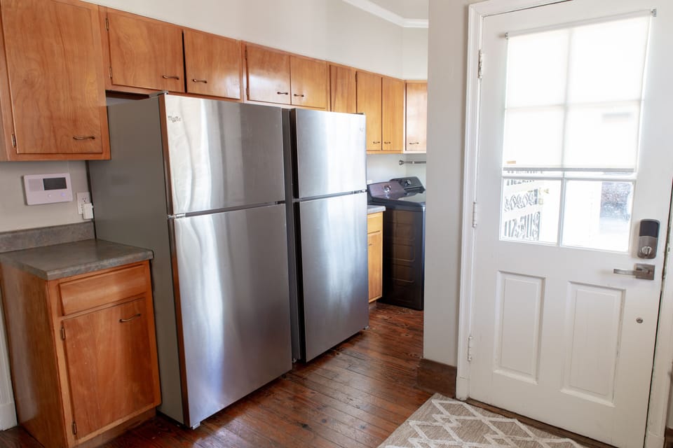 Kitchen 4/4

Large fridge storage space for anything you could need. 