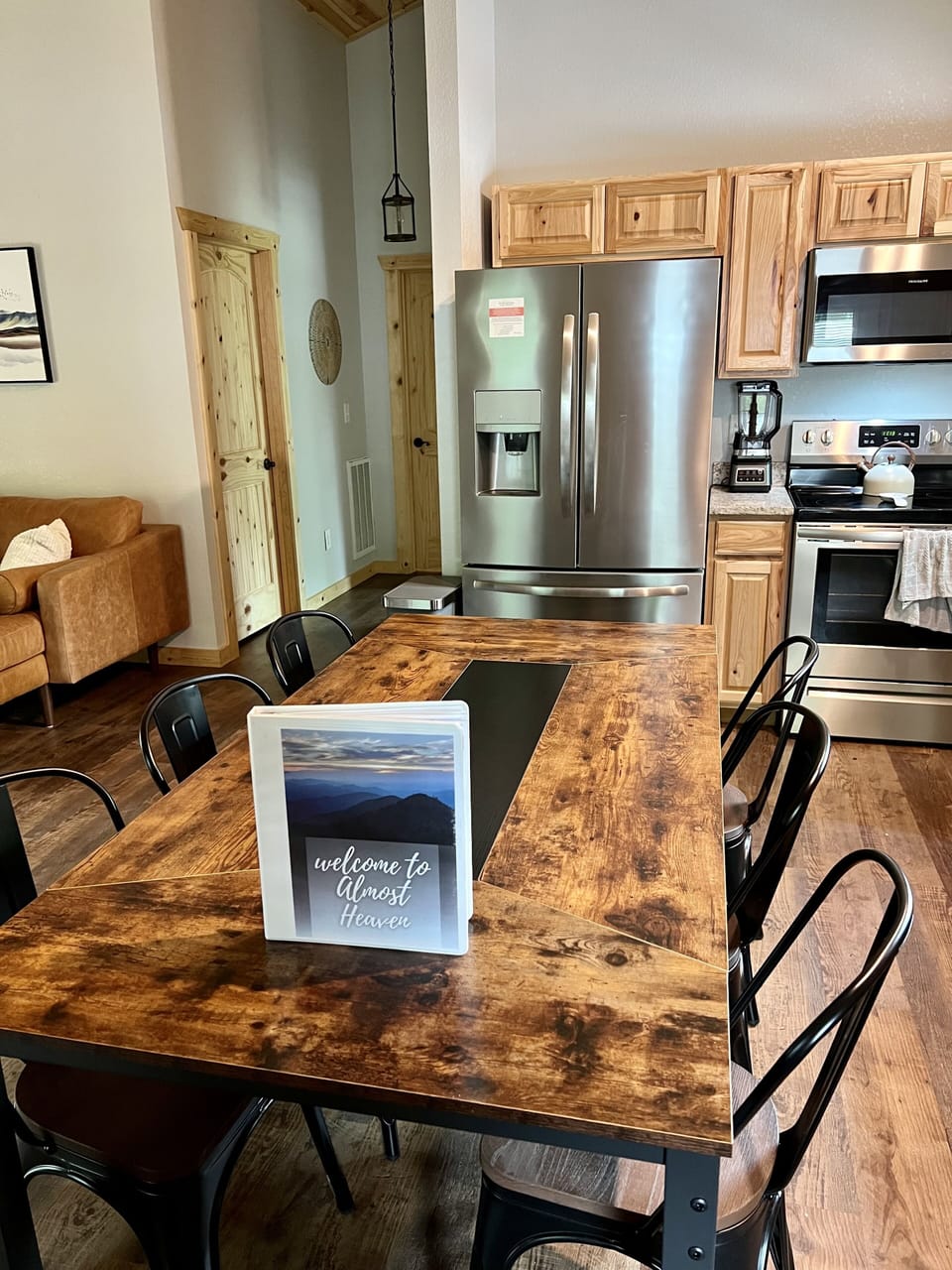 Kitchen table seats six