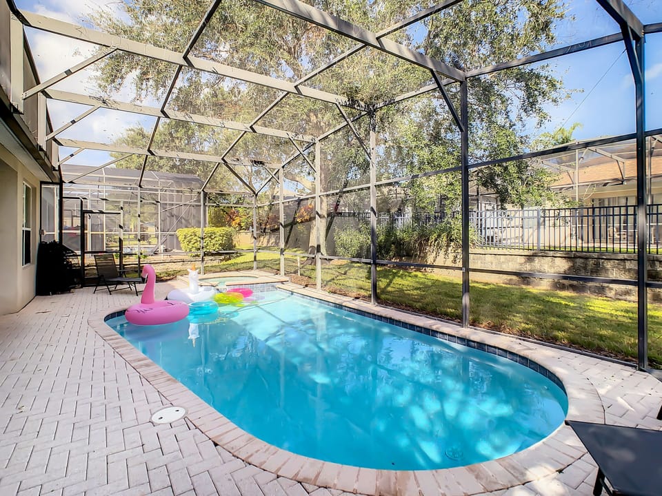 Enjoy countless hours and watch the sunset by the private pool 