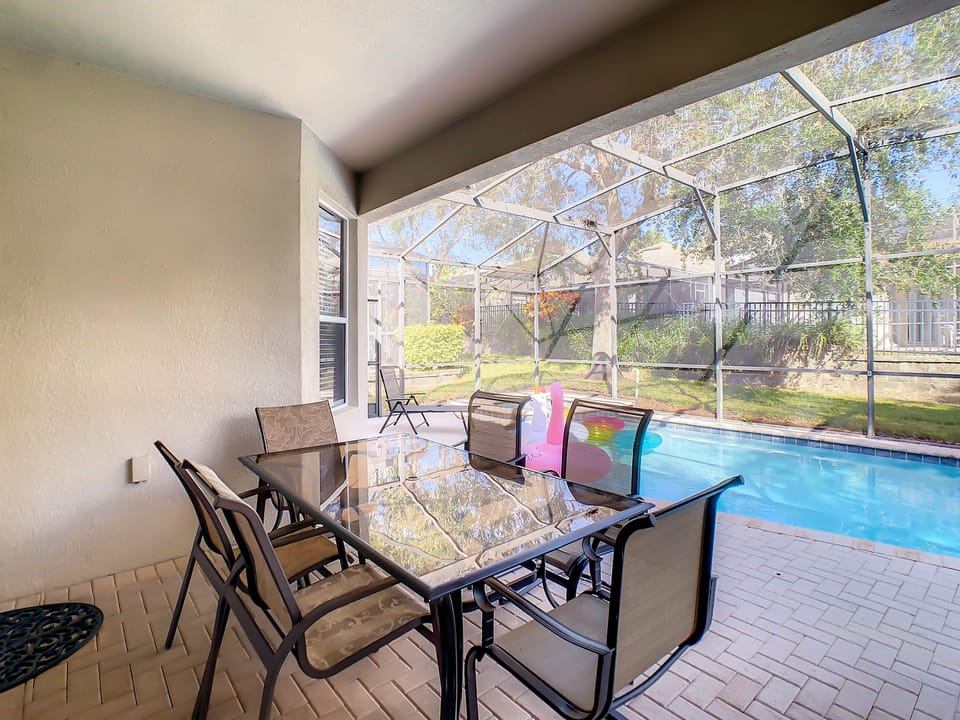 Enjoy countless hours and watch the sunset by the private pool 