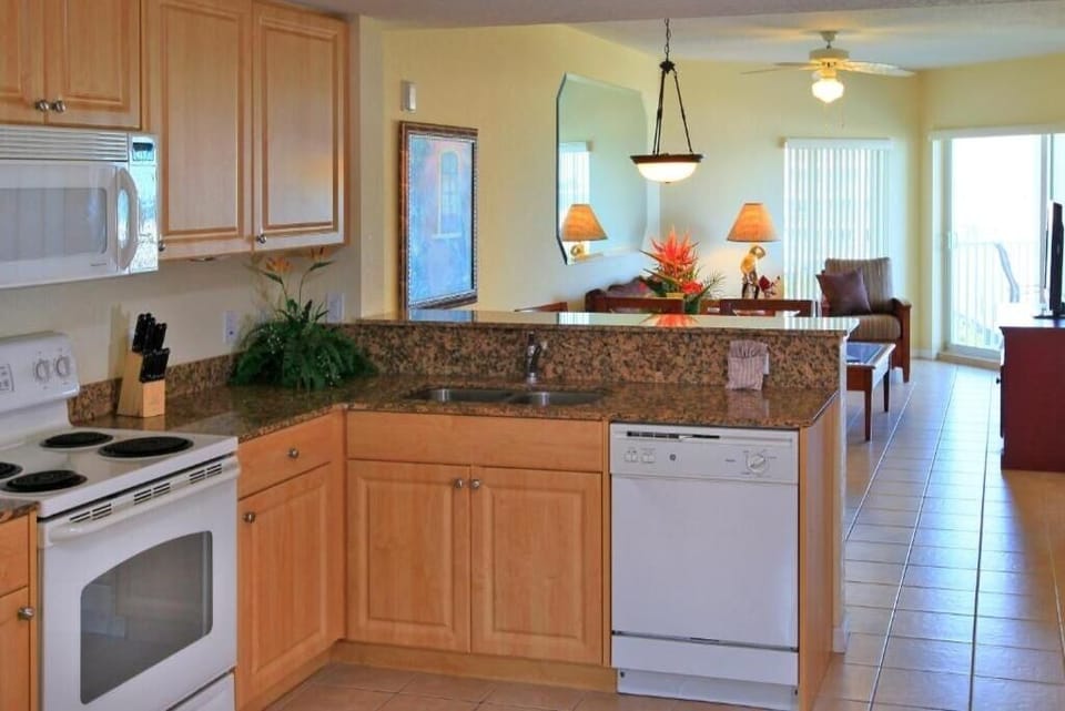 Kitchen. Interior and views may vary based on location and availability.