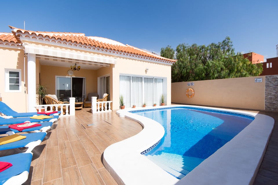 Private heated pool