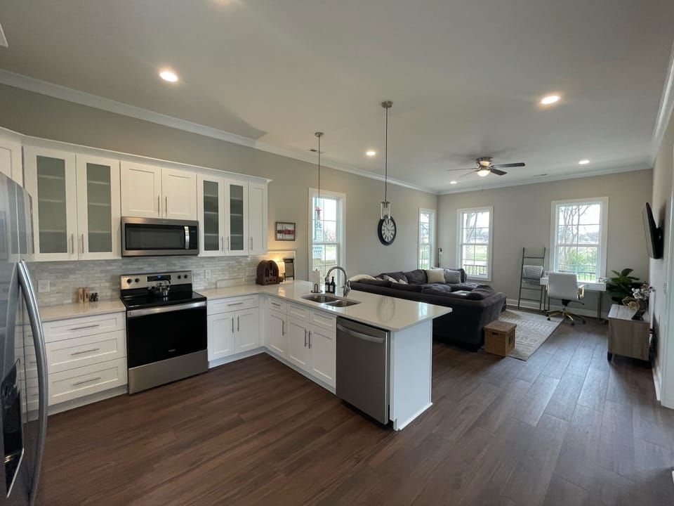 Kitchen and Living Room