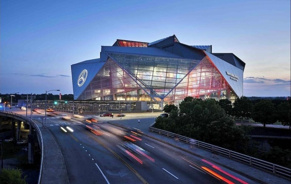 Very close to stadium 