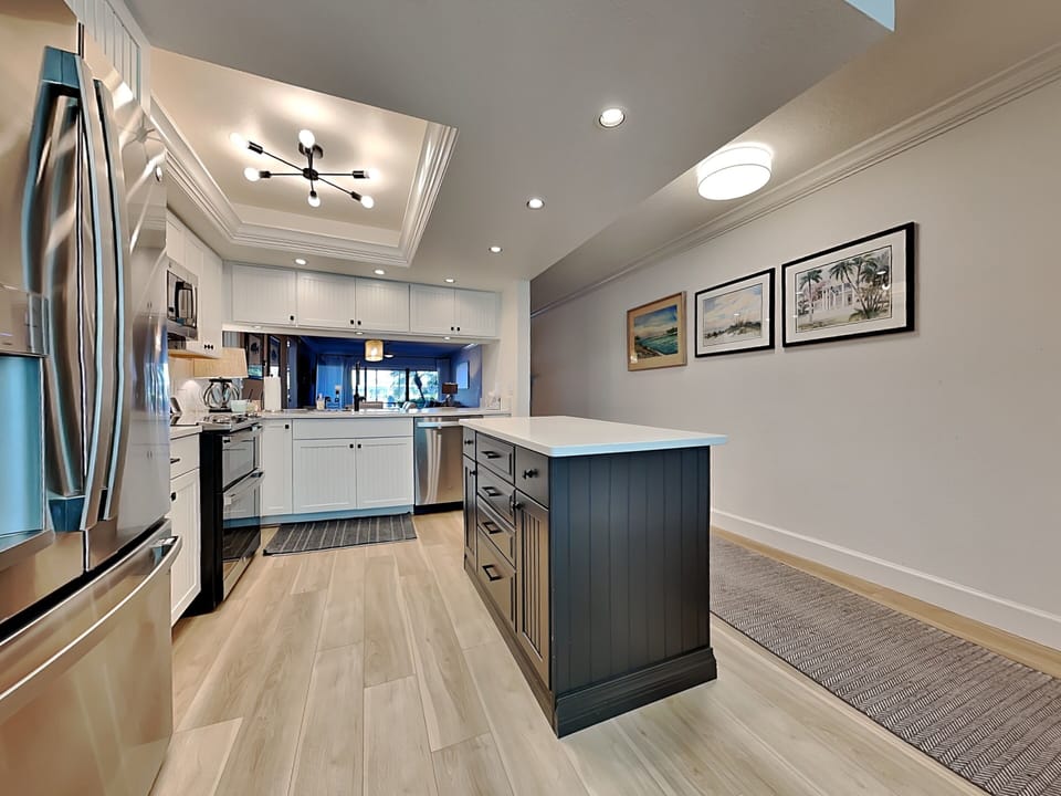 Kitchen – Open Concept Design With Island Counter Space