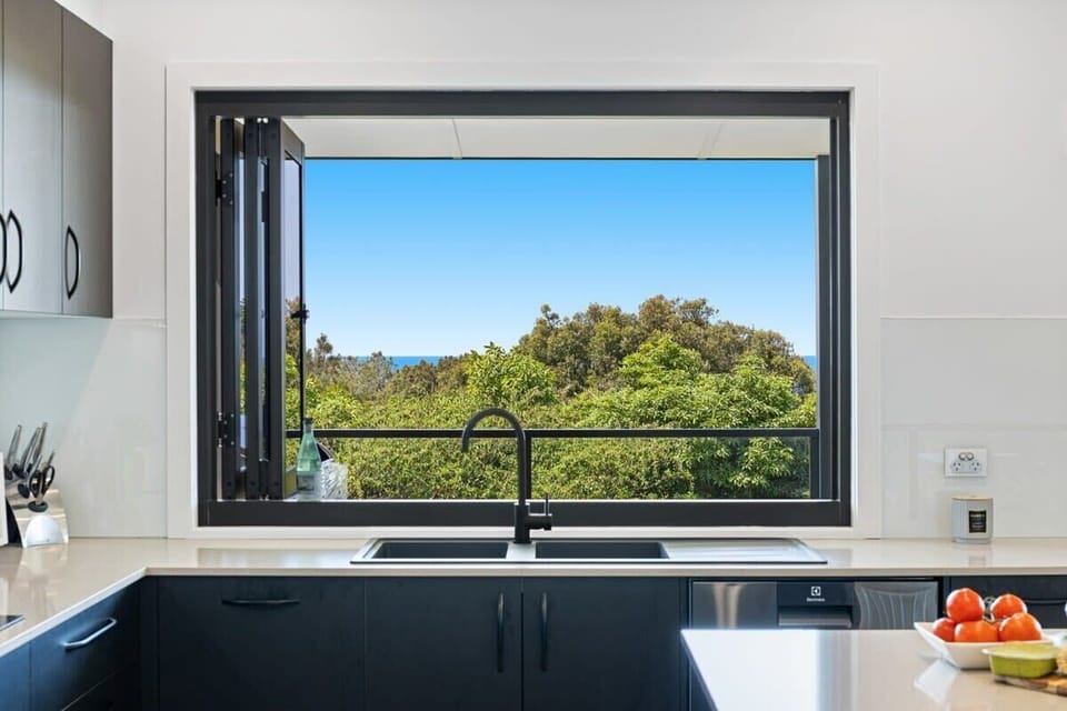 Upper level - kitchen.