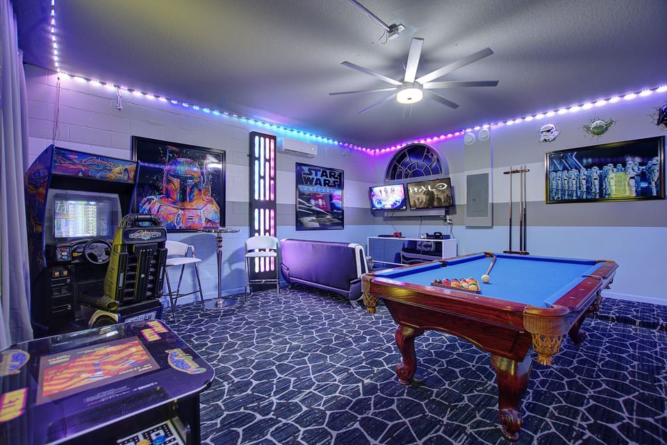 60 tabletop arcade games + race car arcade driving machine