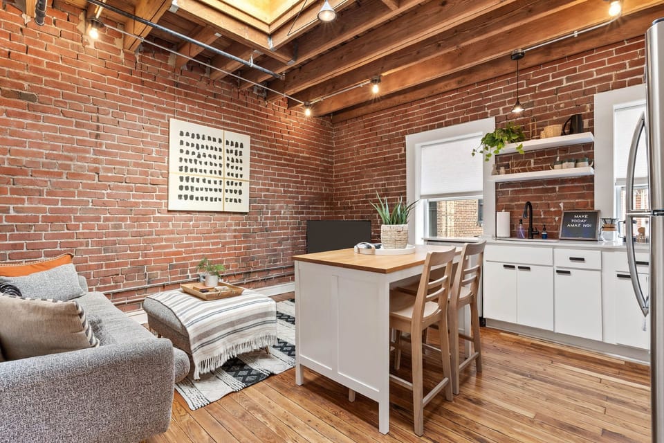 Cozy living room with smart TV and high speed WIFI