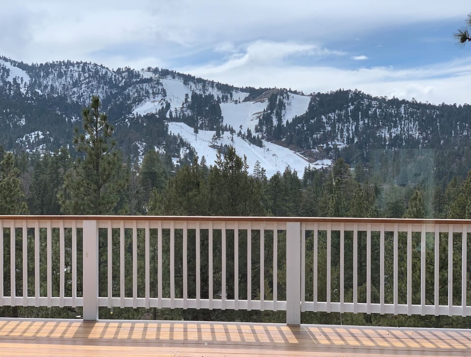 Slope View from Back Deck - Slope View from Back Deck
