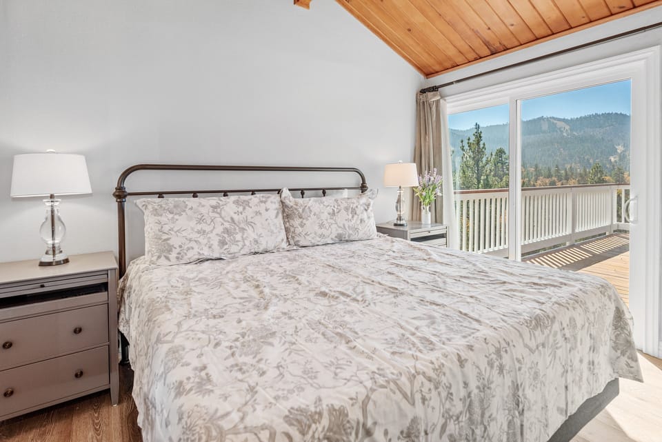Bedroom 1 with views