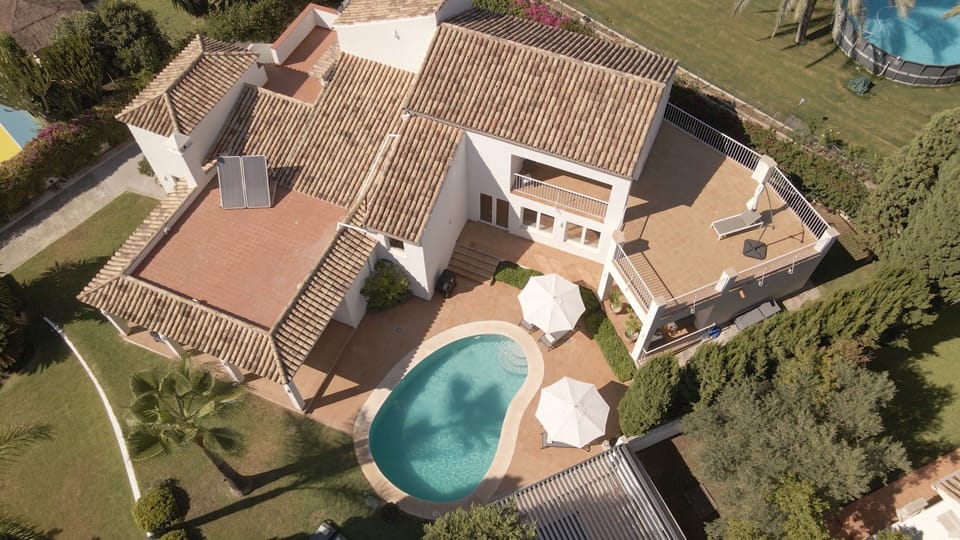 Arial photo of house