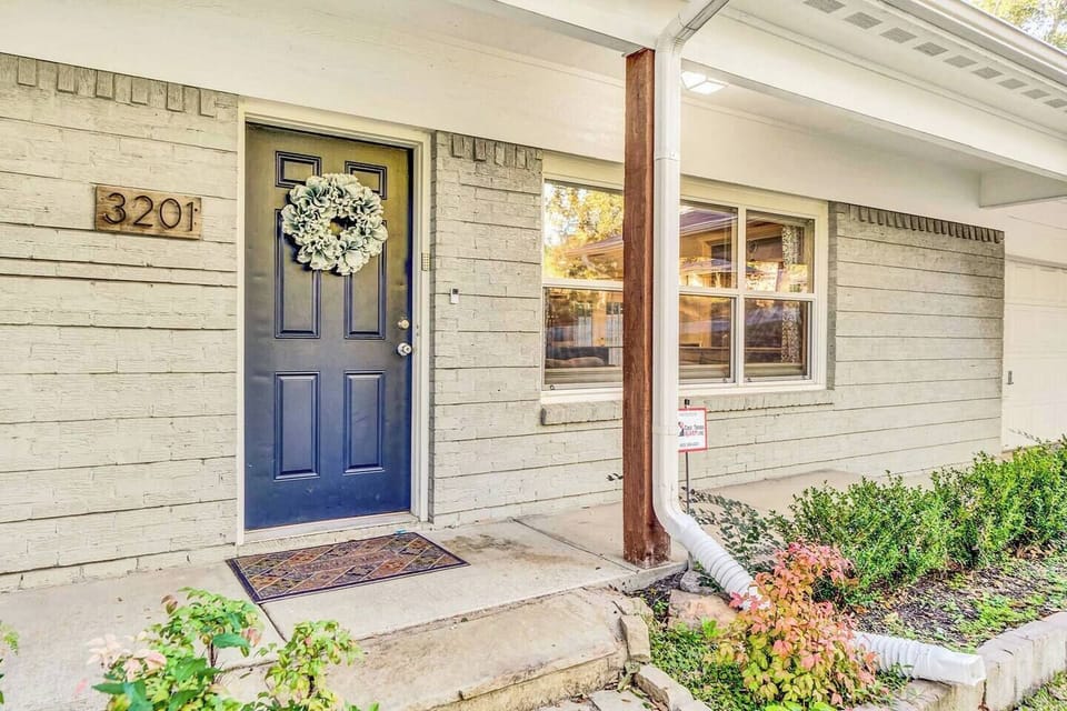Video door bell and self checking with access code  for security and convenience.