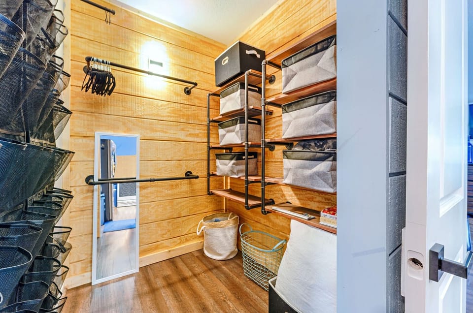 Very large walk in closet