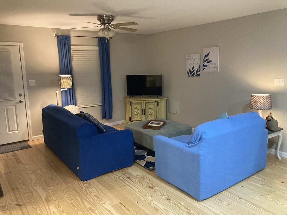 Open-plan living room. 