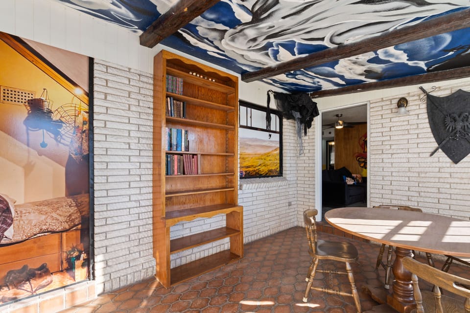 Sun room featuring death eater