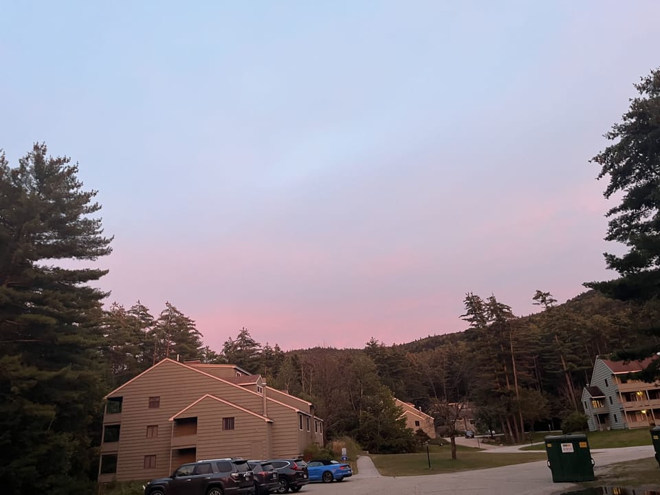 Picture taken from the front door of the condo