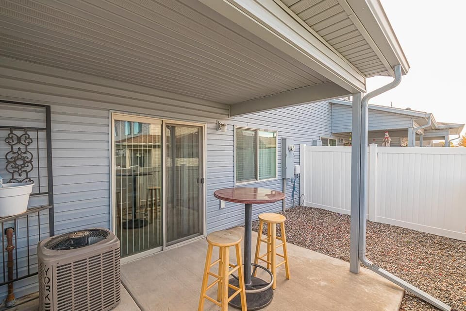 A private bistro set to sip and unwind.