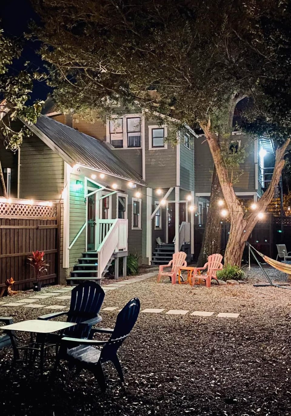 Backyard night