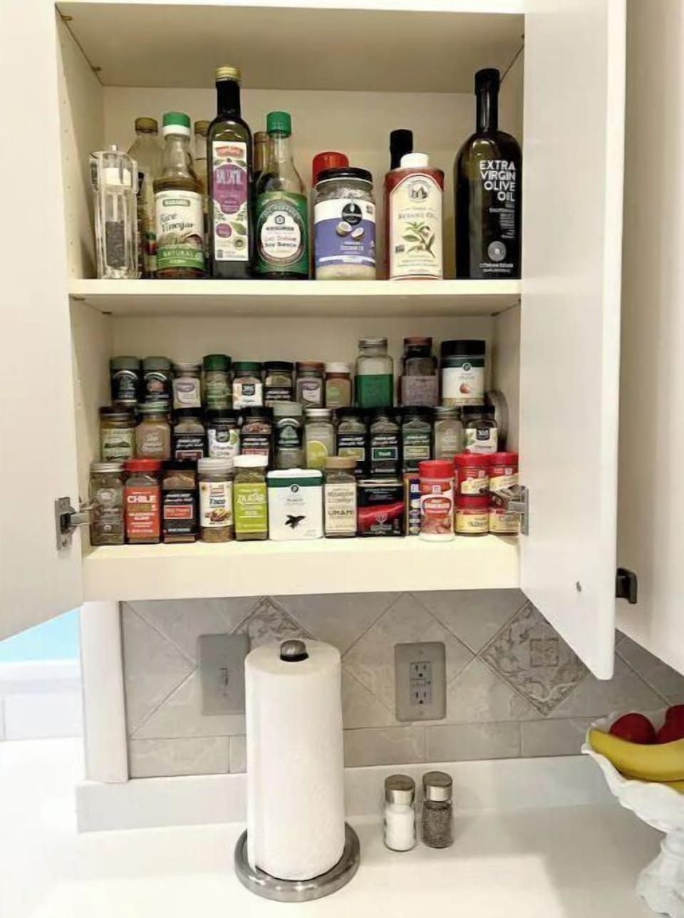 kitchen spices, oils