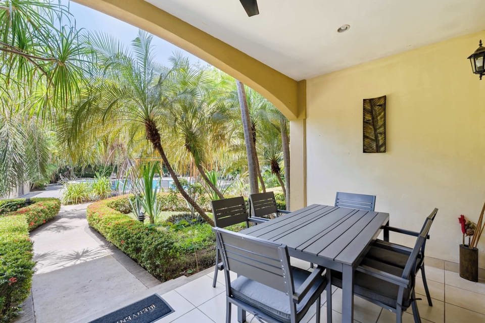 Step outside to your own slice of tropical paradise.