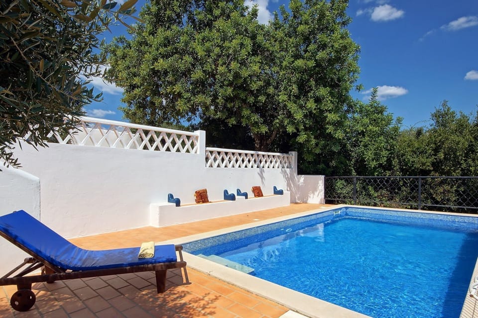 The private pool is fenced and gated
