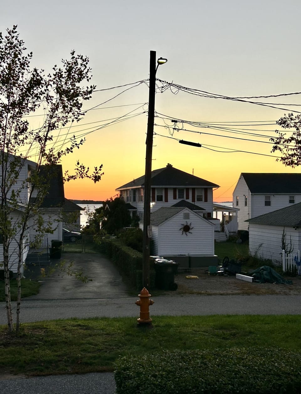  View from our house— this close to the sea 