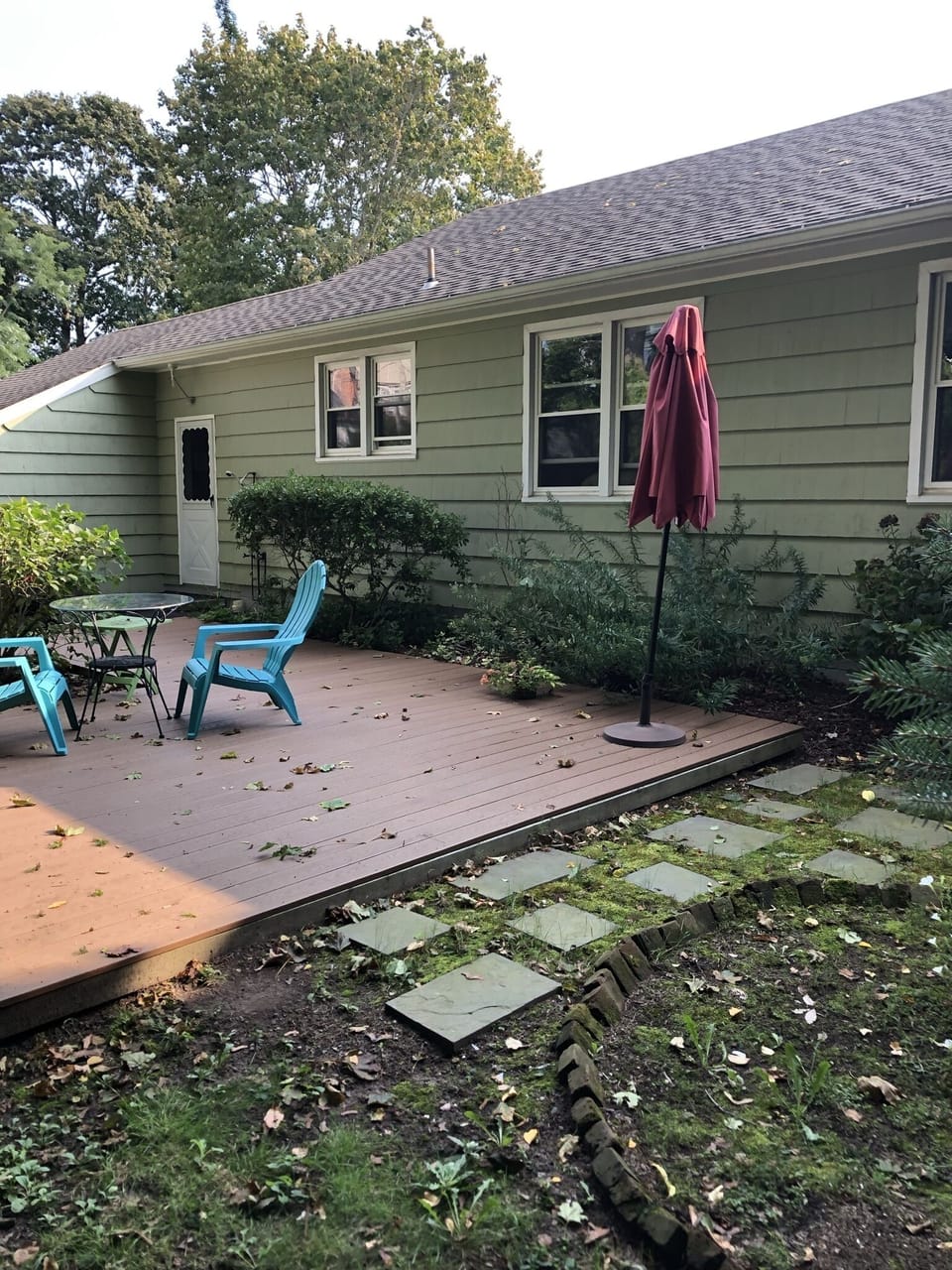 Private backyard for grilling and just chilling