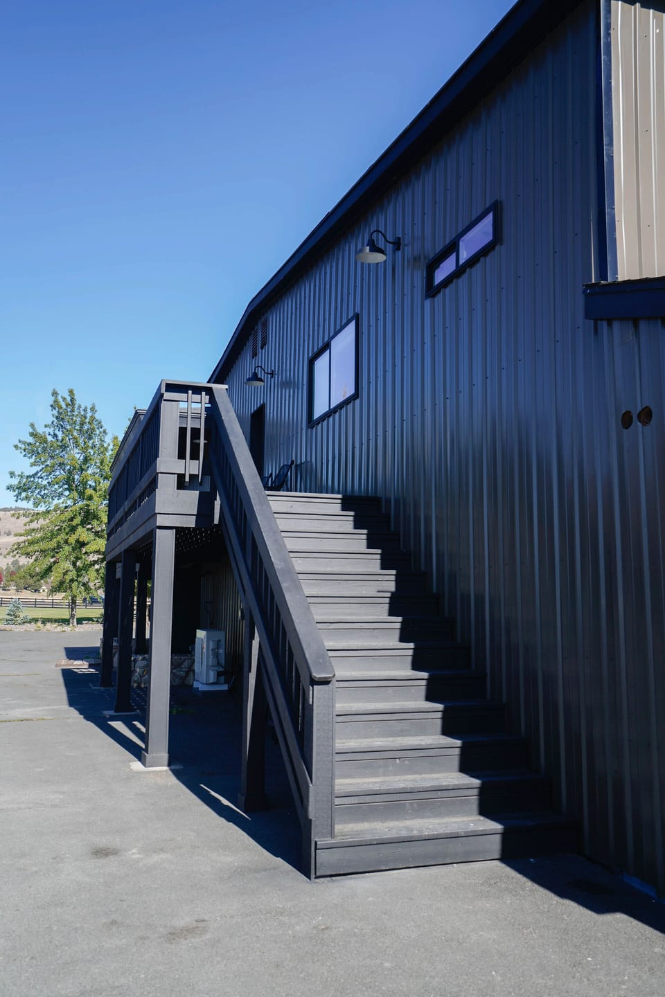 Stairs/Deck to unit B and C