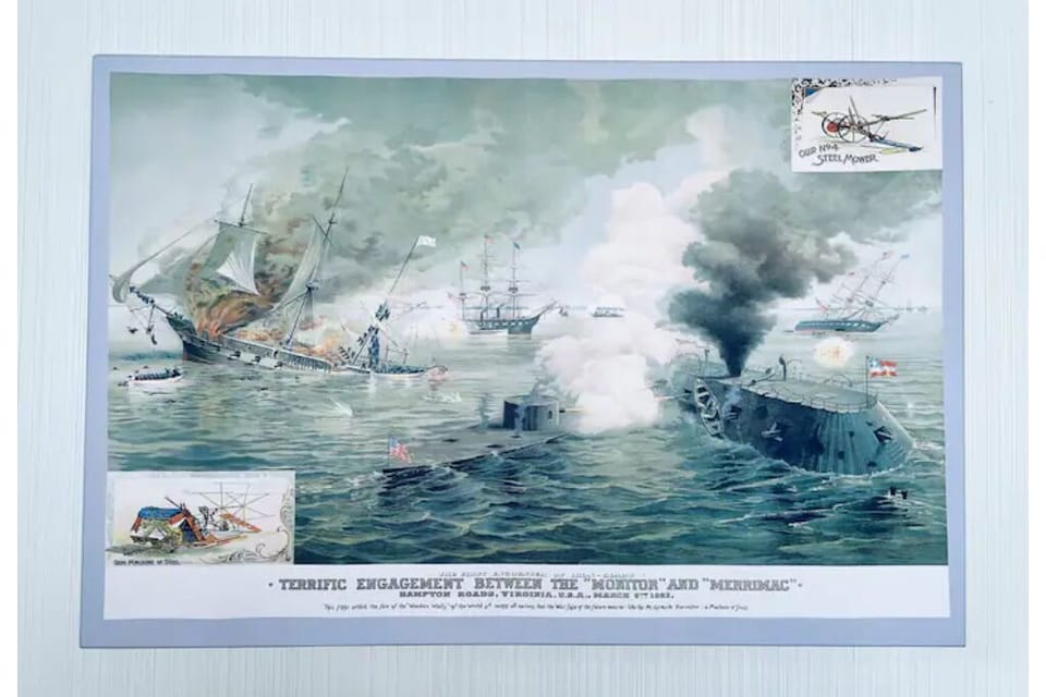 Discover the history of the Ironclad's - The Monitor and The Merrimac!