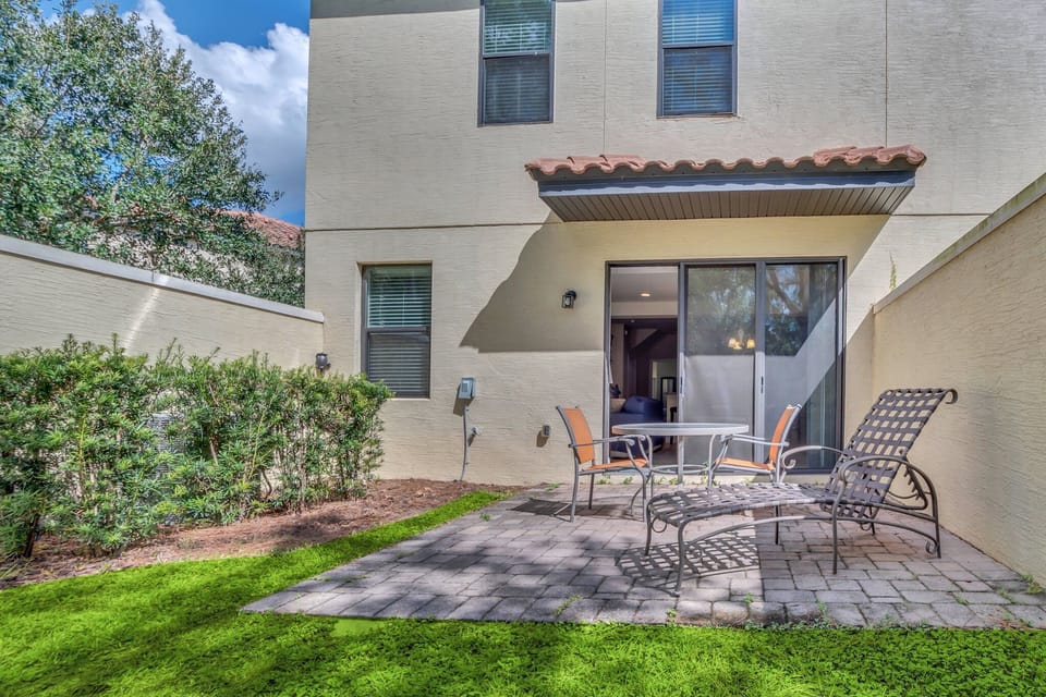 Plenty of space to soak up some sunshine in your private outdoor space.