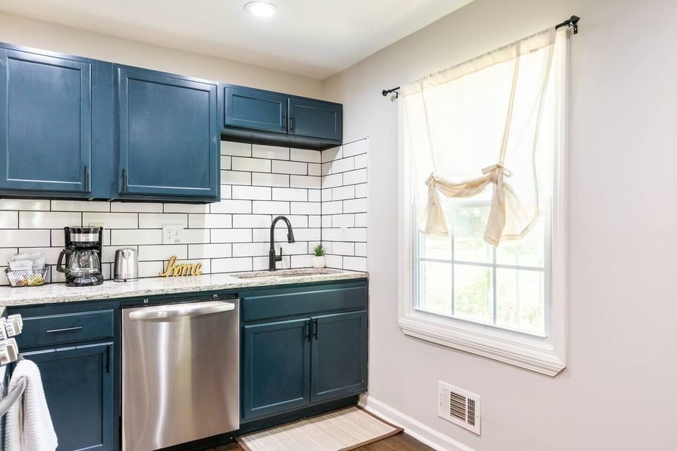 Enjoy the Royal Blue Kitchen
