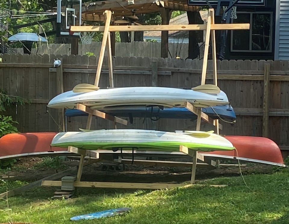 Kayaks and canoe for use 