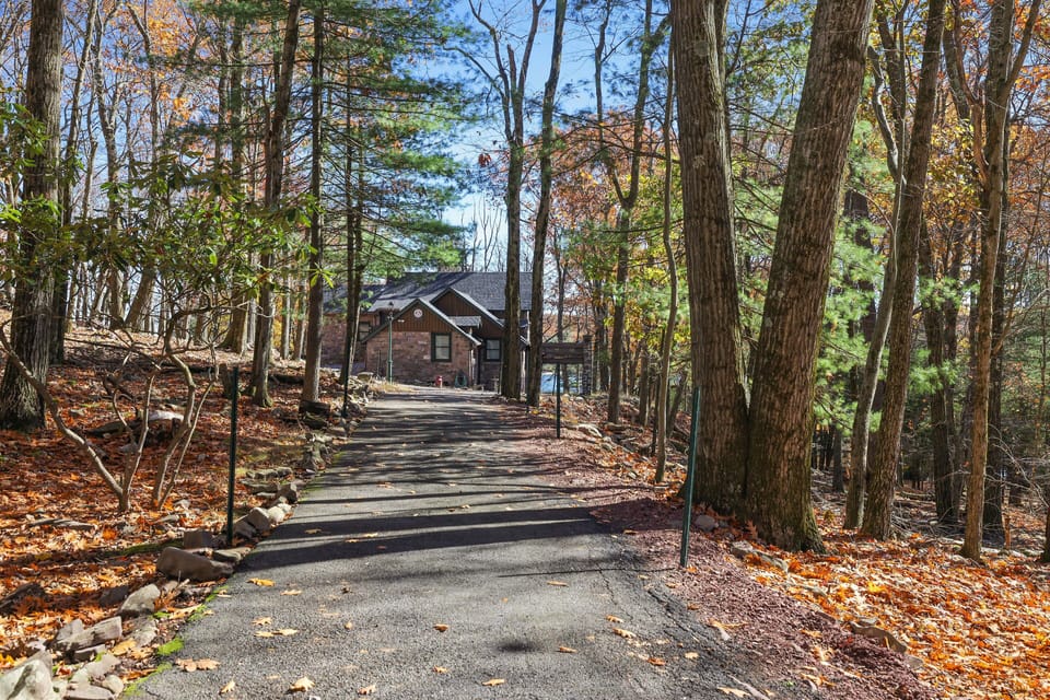 Long driveway to provide off street parking