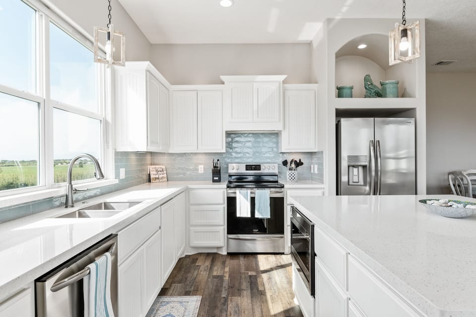 You'll have access to high-end appliances with plenty of space to prep meals