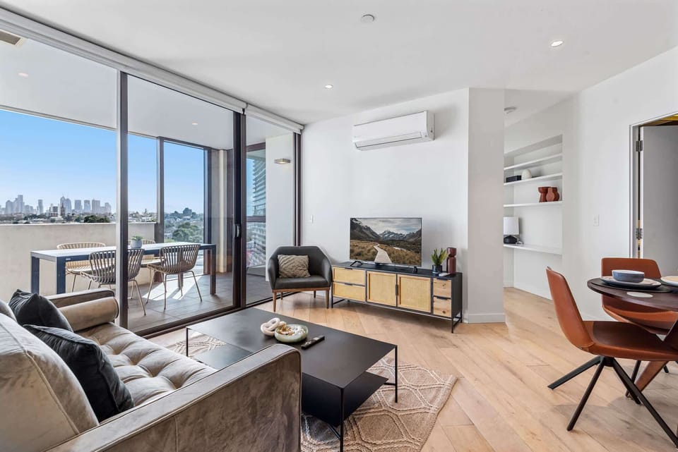 Living Room with balcony 