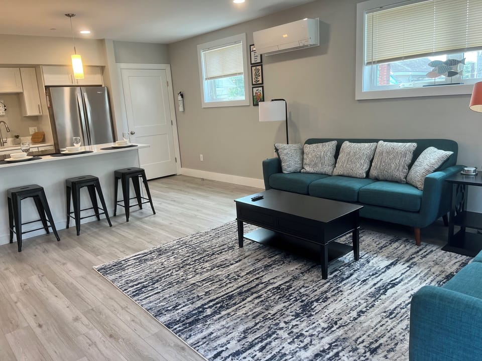 spacious living room