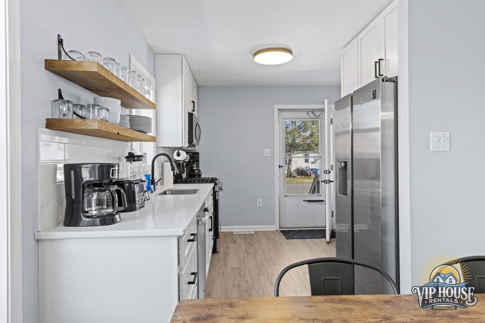 modern well equipped kitchen