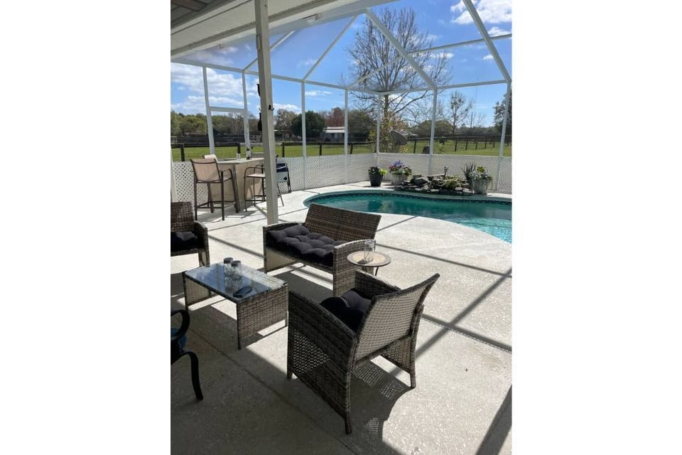Patio and Pool
