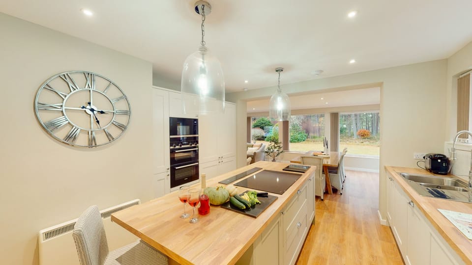 High spec kitchen perfect for family meals