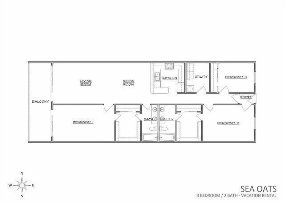 Sea Oats three bedroom