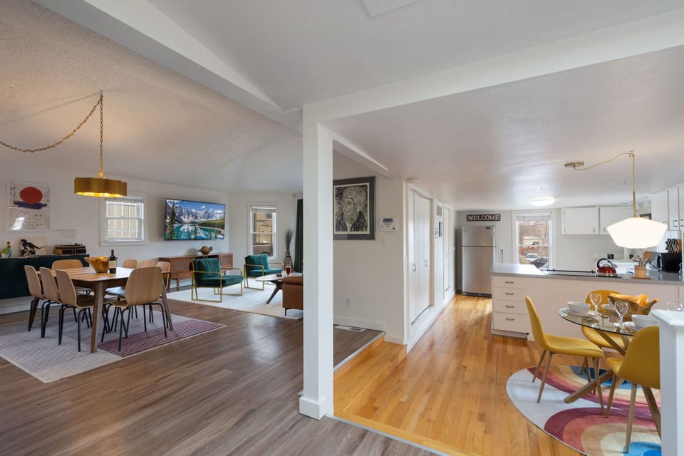 Open Concept | Living, Dining and Kitchen Area