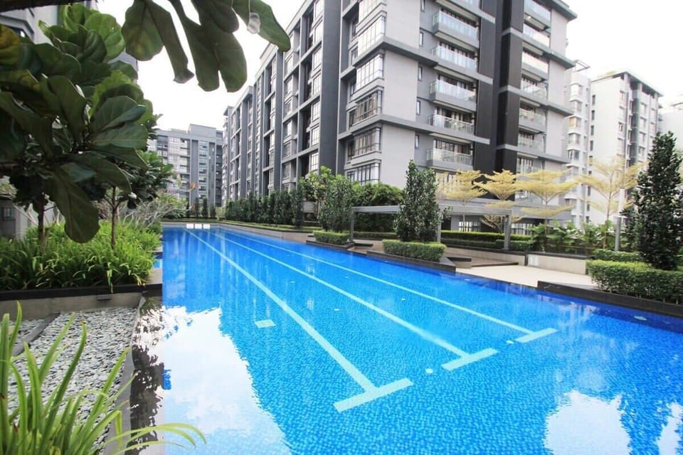 *A beautiful outdoor pool. (Pool under repair)