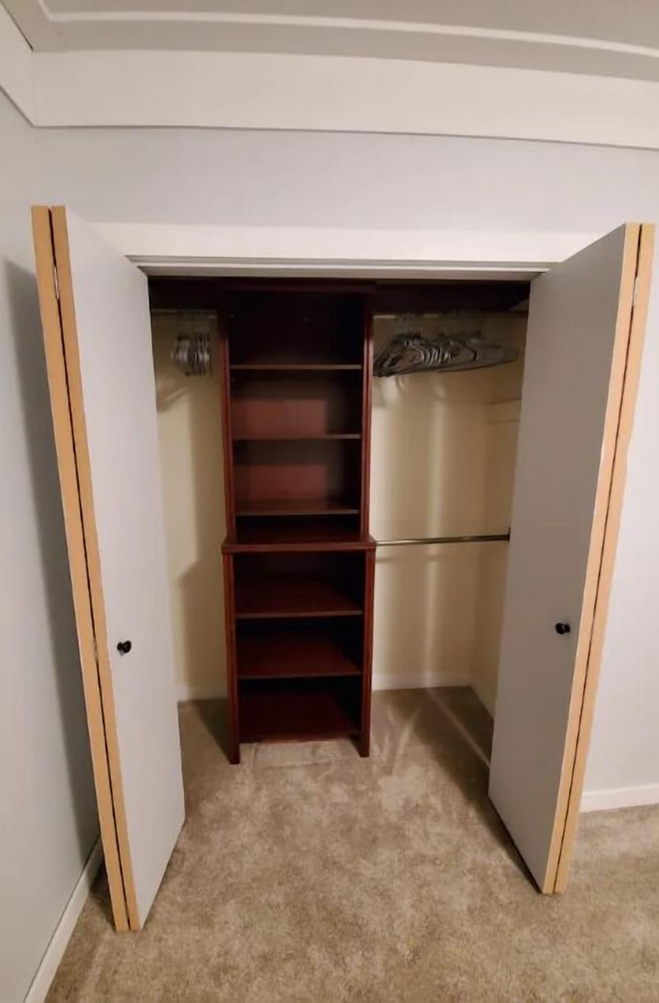 Bedroom #2-Master Bedroom with King Size Bed, Closet Space & Hangers