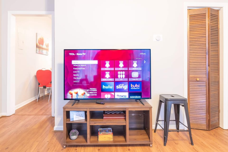 Cozy living room with SmartTV