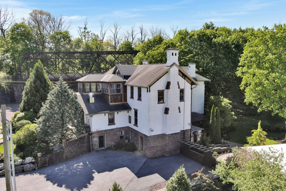 Aerial View of the House