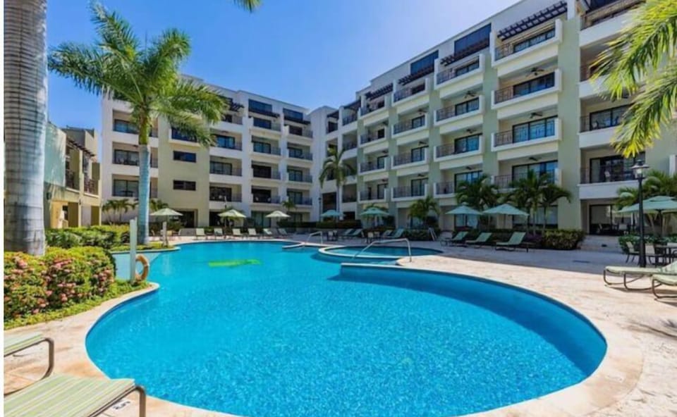 A large pool area for the Resort's guest.